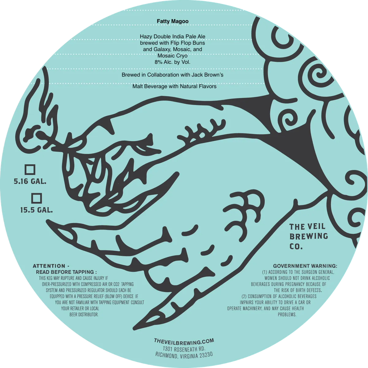 Fatty Magoo — full label as filed with TTB