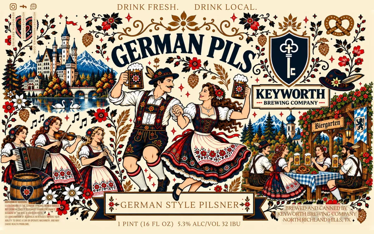 German Pils — full label as filed with TTB