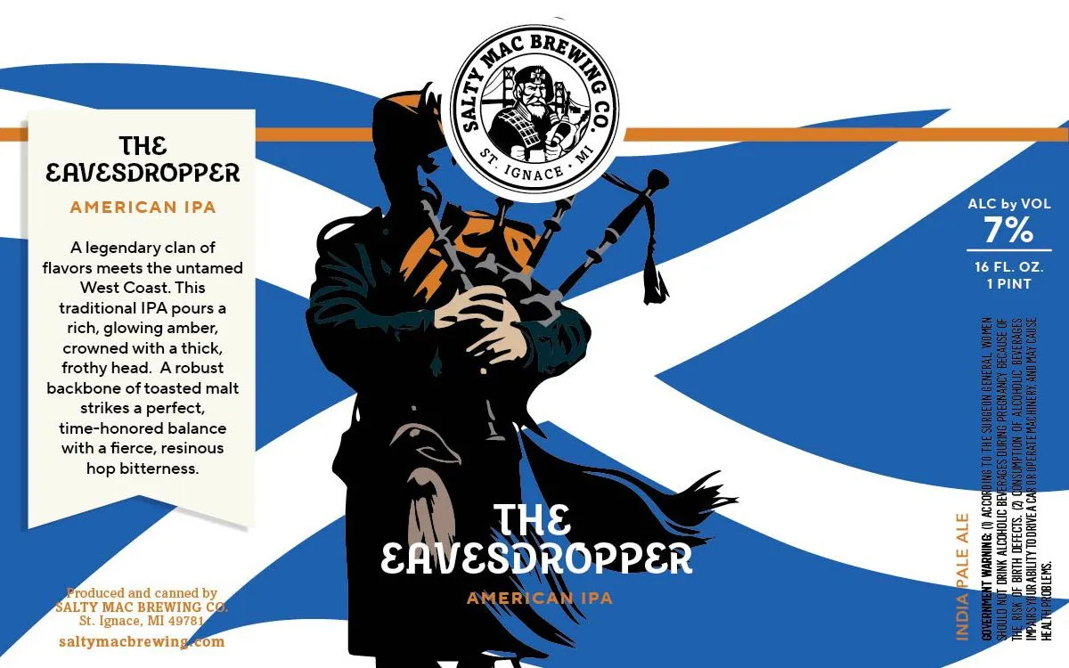 The Eavesdropper — full label as filed with TTB