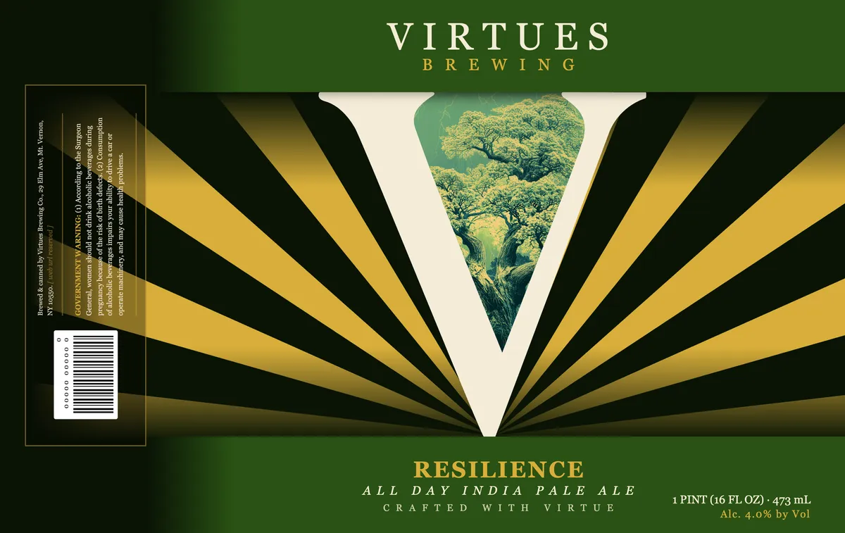 Resilience All Day India Pale Ale label