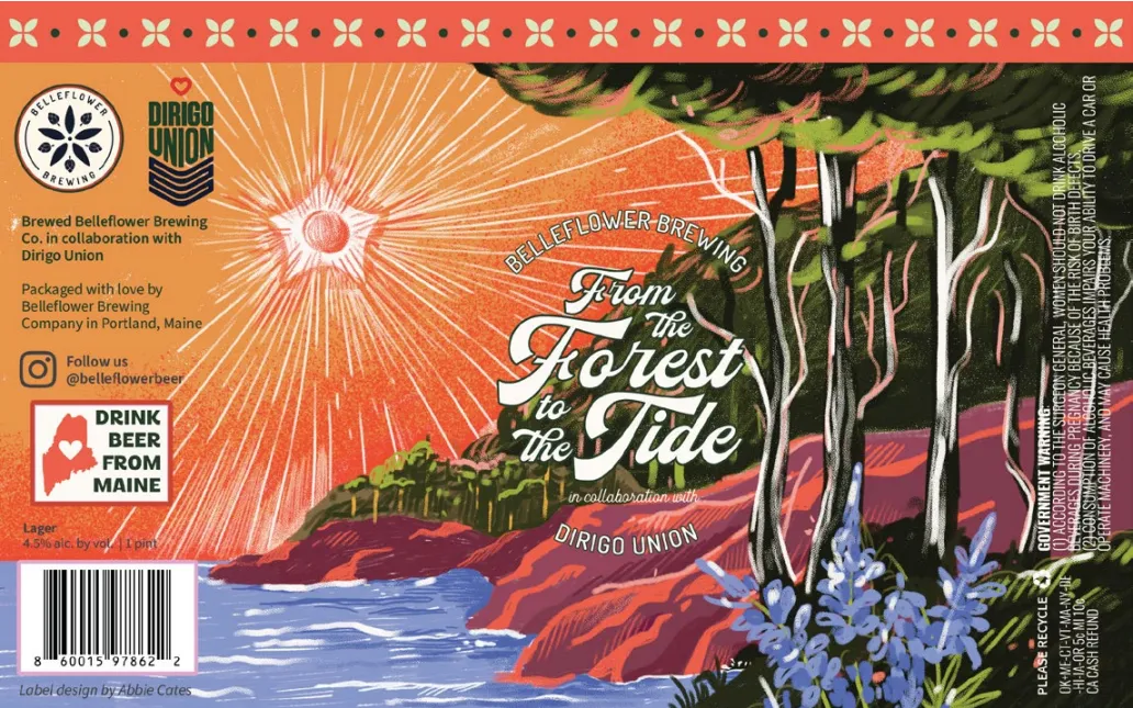 From the Forest to the Tide — full label as filed with TTB