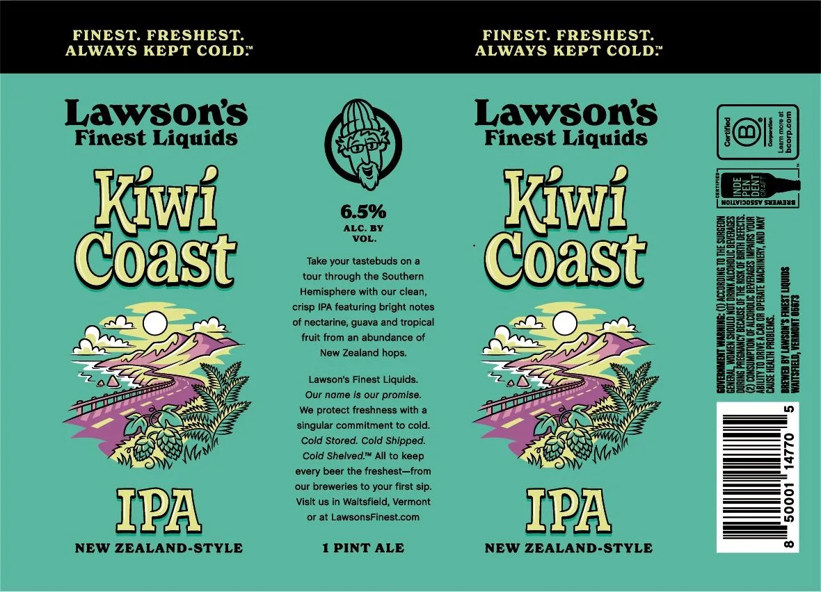 Kiwi Coast IPA — full label as filed with TTB