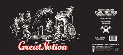 Bourbon Barrel-Aged Peanut Brother label