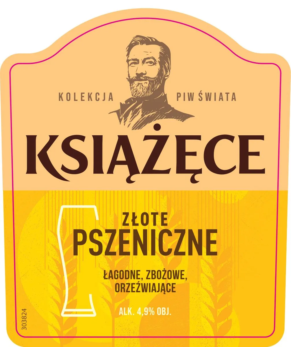 Ksiażęce Złote Pszeniczne label