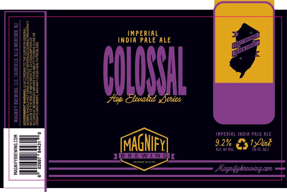 Colossal — full label as filed with TTB