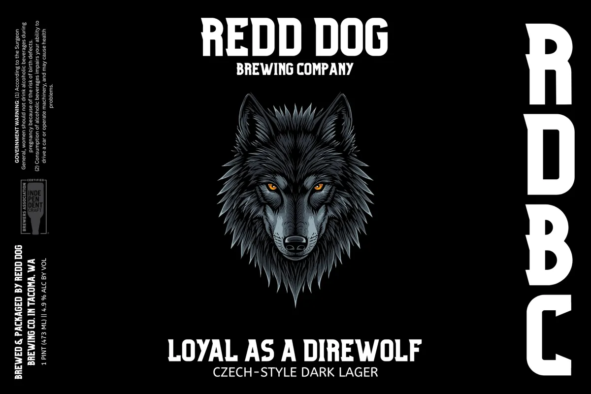 Loyal As A Direwolf — full label as filed with TTB