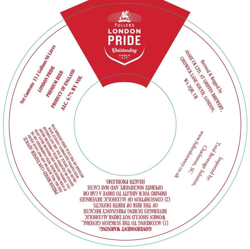 London Pride — full label as filed with TTB