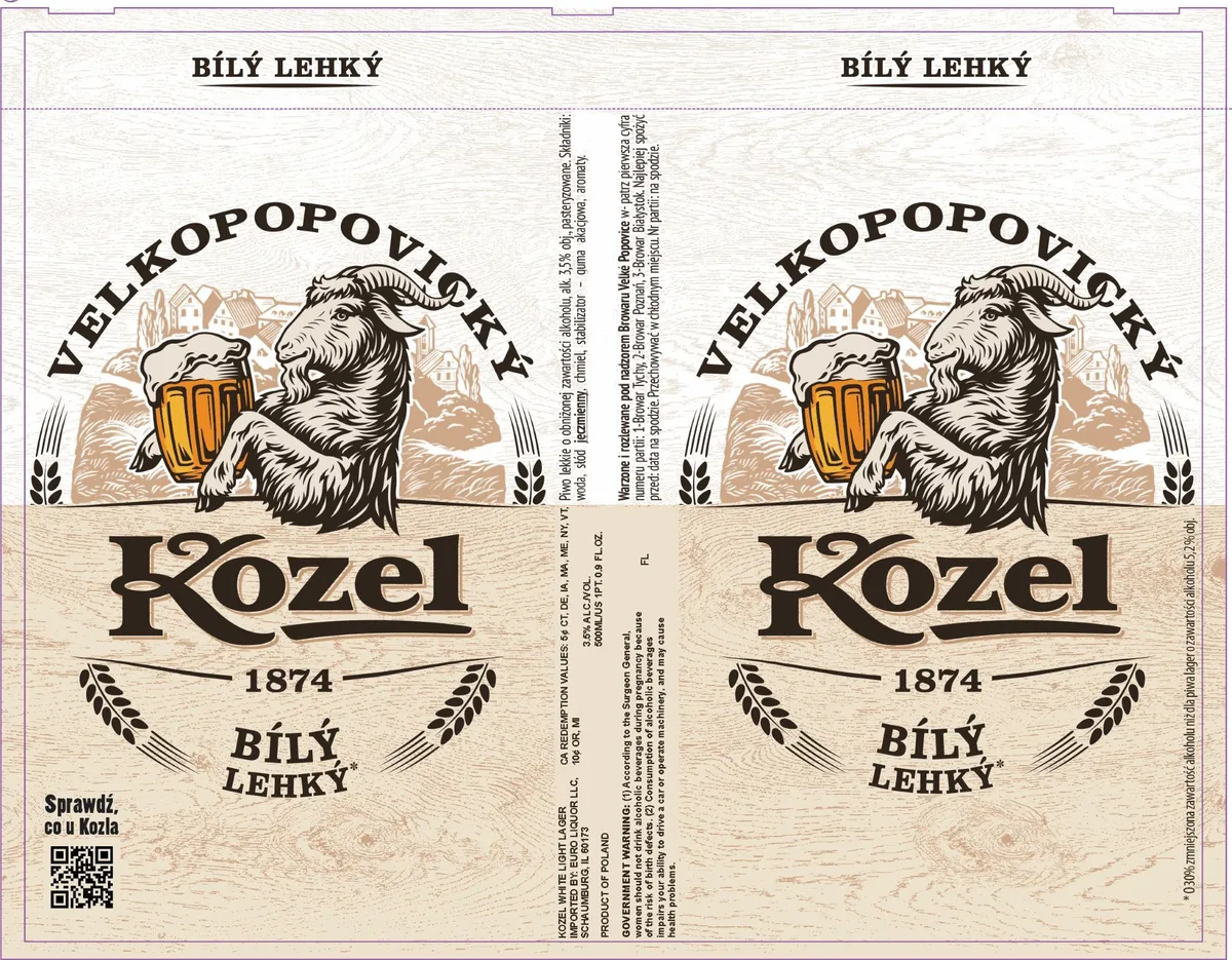 Bílý Lehký label