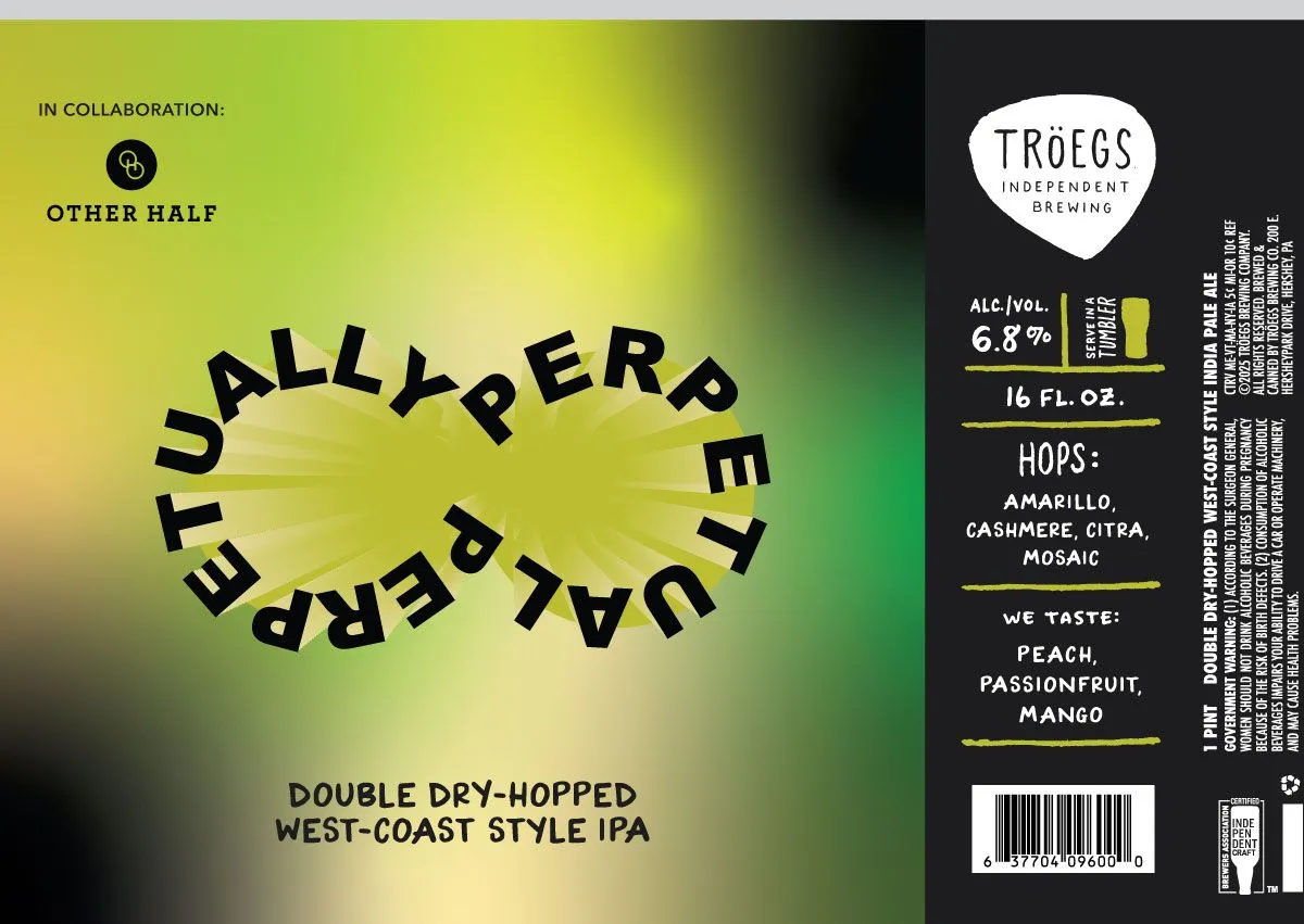 Perpetually Perpetual — full label as filed with TTB