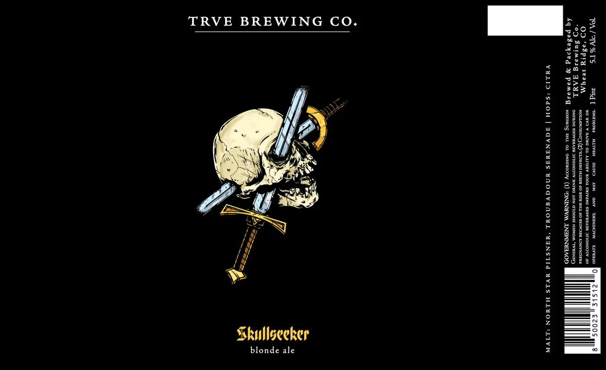 Skullseeker — full label as filed with TTB