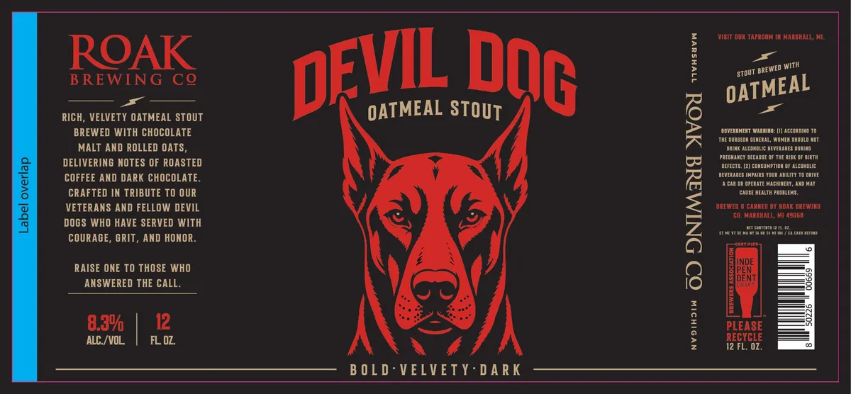 Devil Dog — full label as filed with TTB