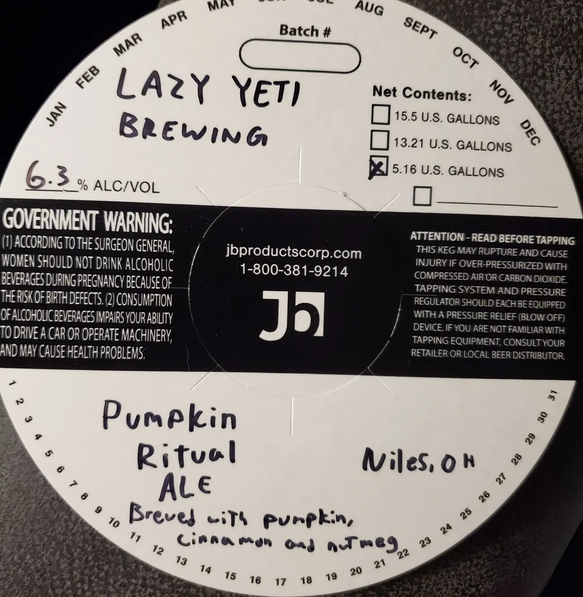Pumpkin Ritual label