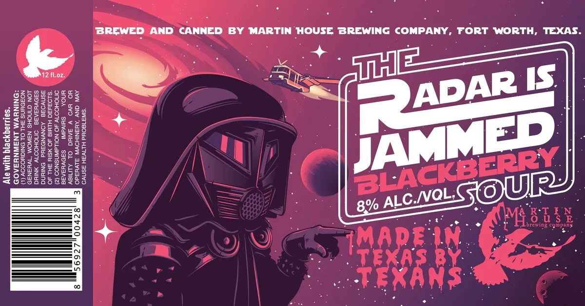 The Radar Is Jammed — full label as filed with TTB