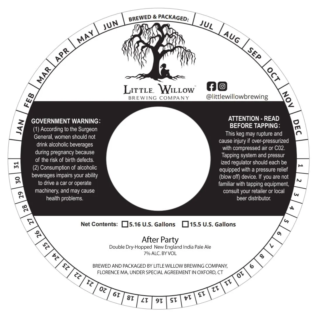 After Party — full label as filed with TTB