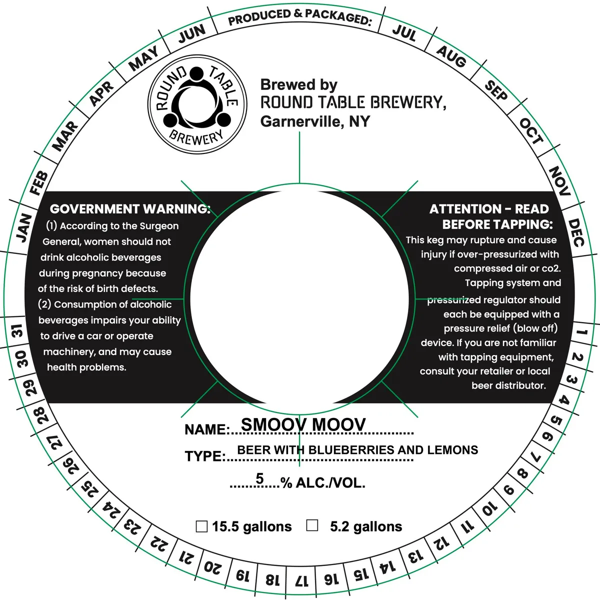 Smoov Moov — full label as filed with TTB