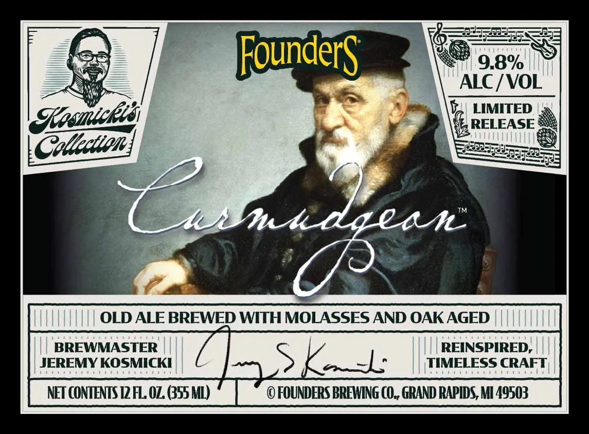 Curmudgeon — full label as filed with TTB