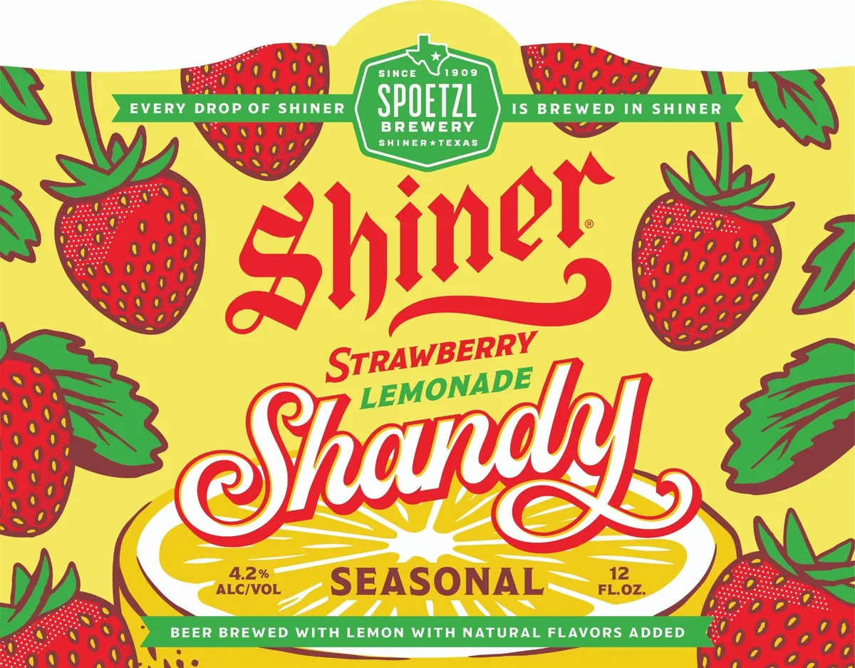 Strawberry Lemonade Shandy — full label as filed with TTB