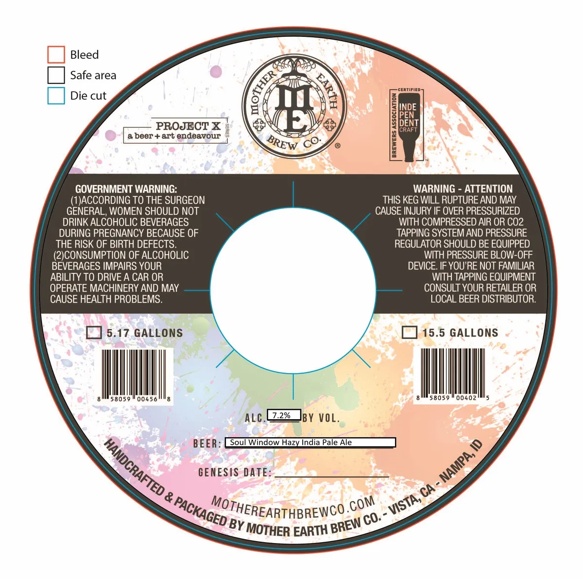 Soul Window — full label as filed with TTB