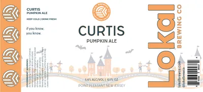 Curtis Pumpkin Ale label
