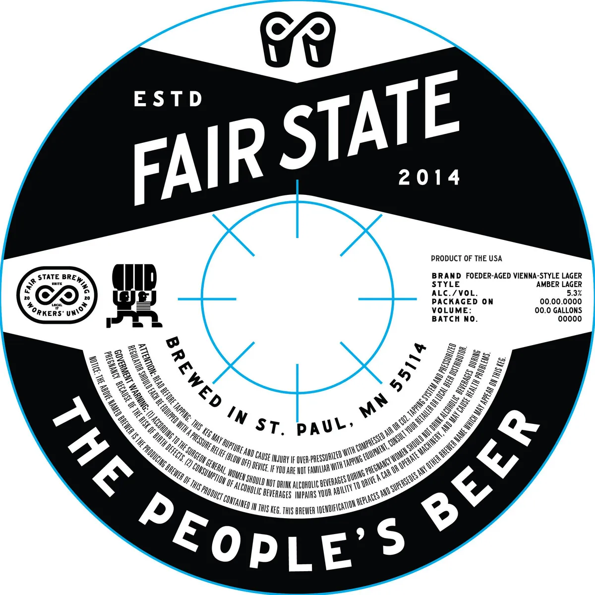 Foeder-Aged Vienna-Style Lager label
