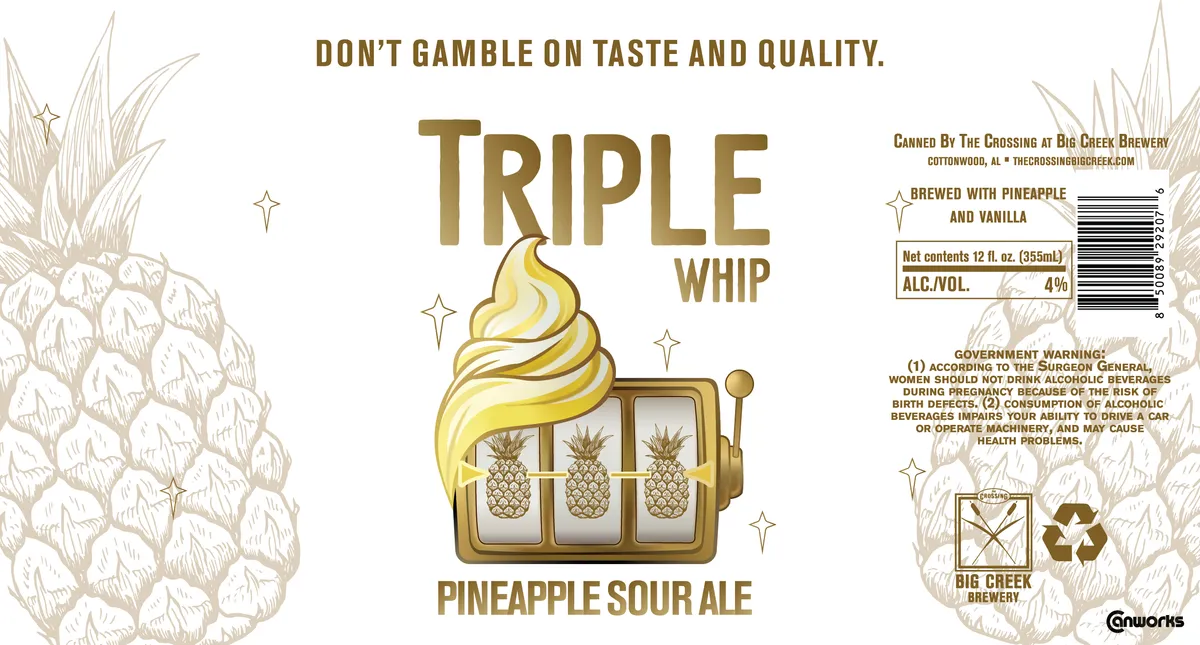 Triple Whip label