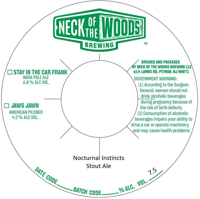 Nocturnal Instincts — full label as filed with TTB