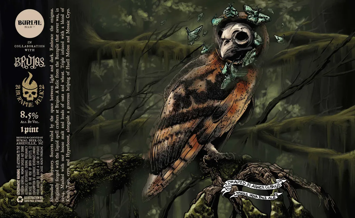 Draped in Ashen Cloaks label