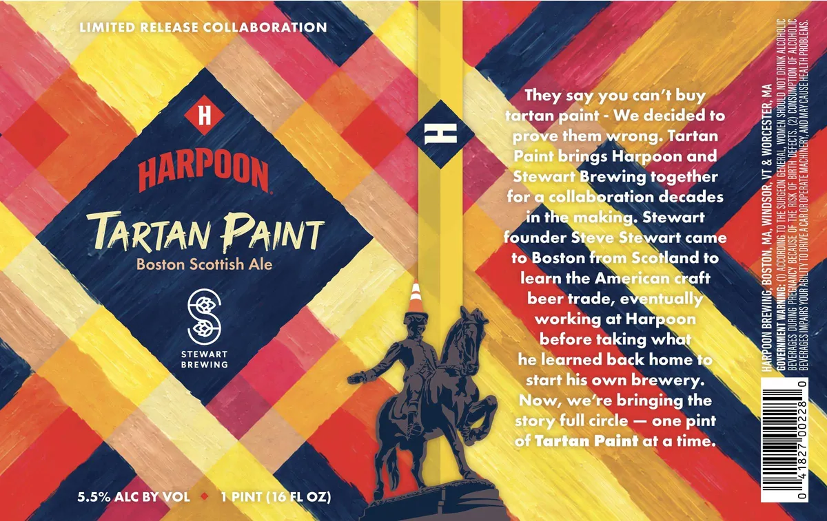 Tartan Paint label