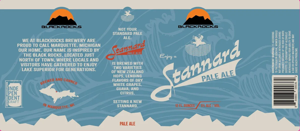 Stannard Pale Ale label