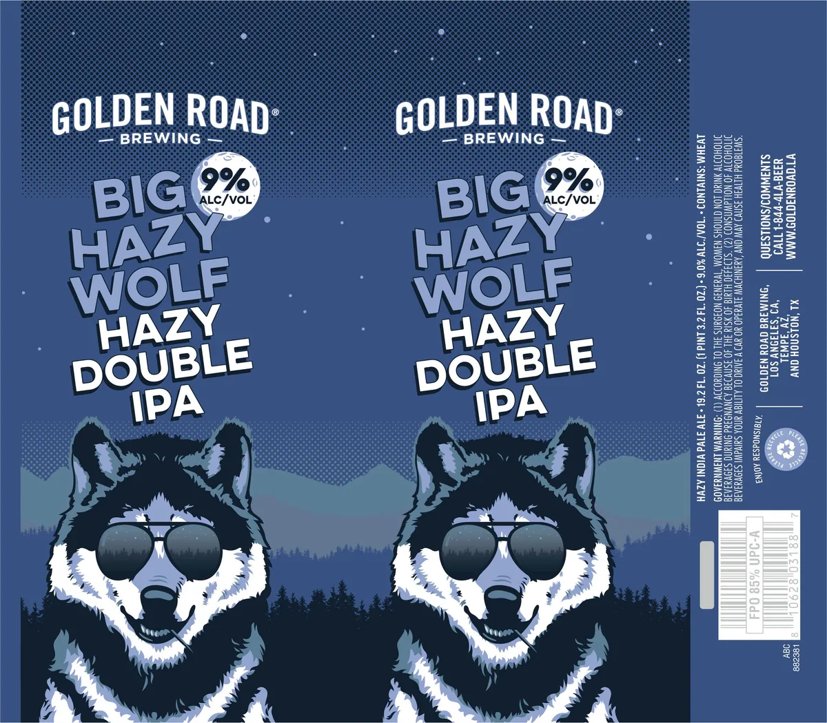 Big Hazy Wolf label