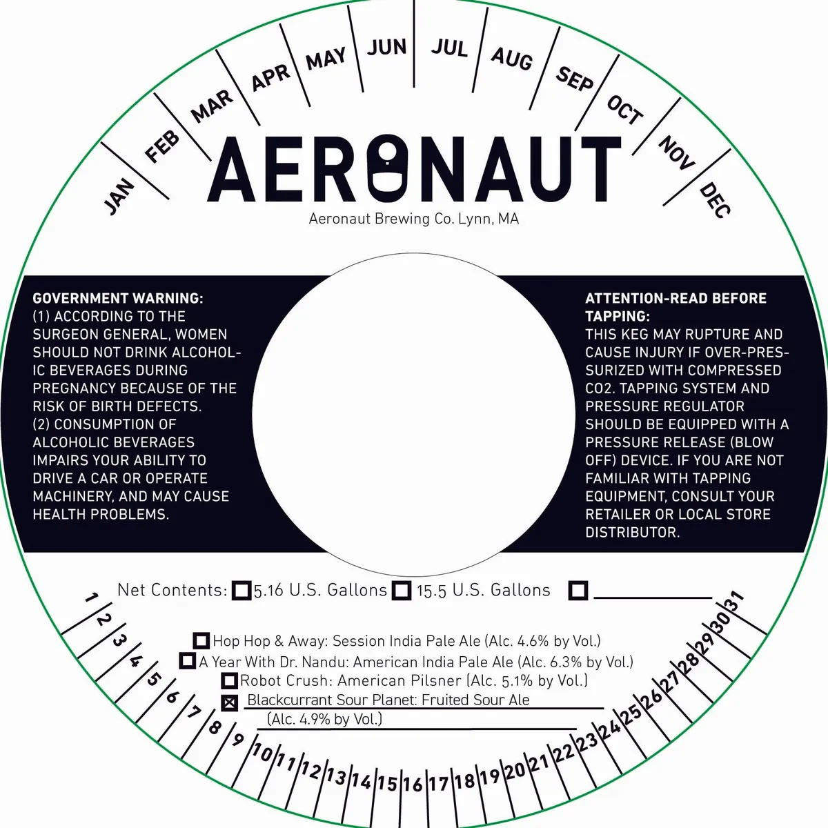 Blackcurrant Sour Planet label