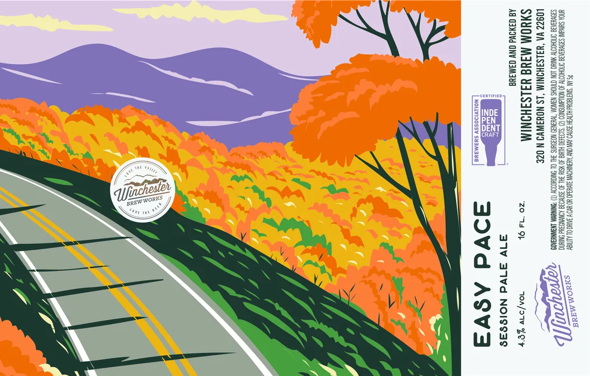 Easy Pace Session Pale Ale label