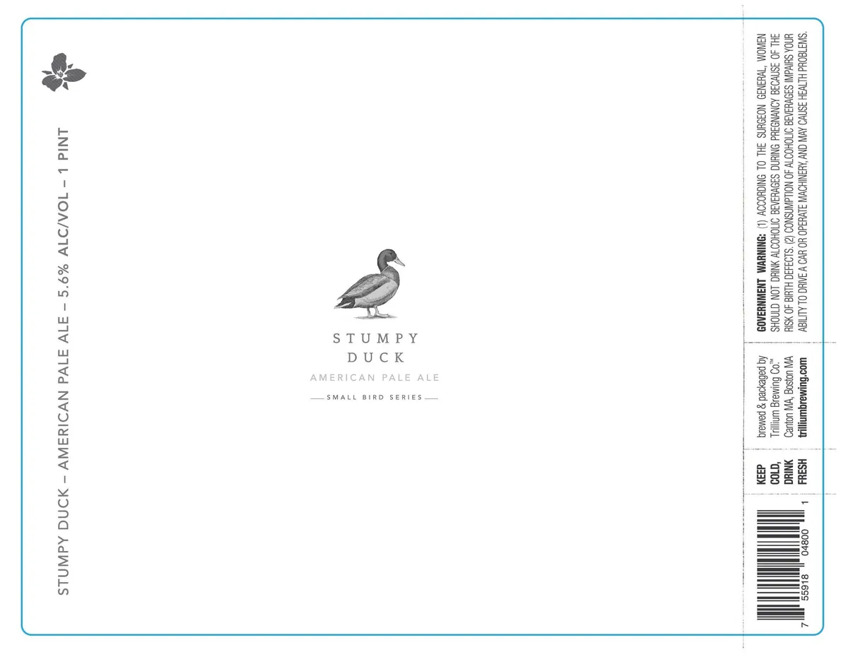 Stumpy Duck label