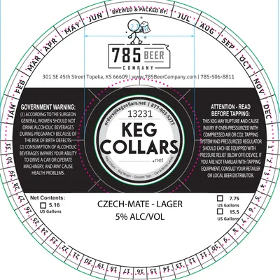 Czech-Mate Lager label