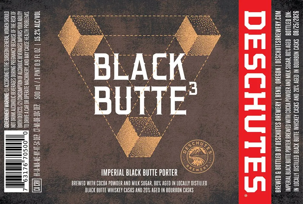 Black Butte 3 - Imperial Black Butte Porter — full label as filed with TTB