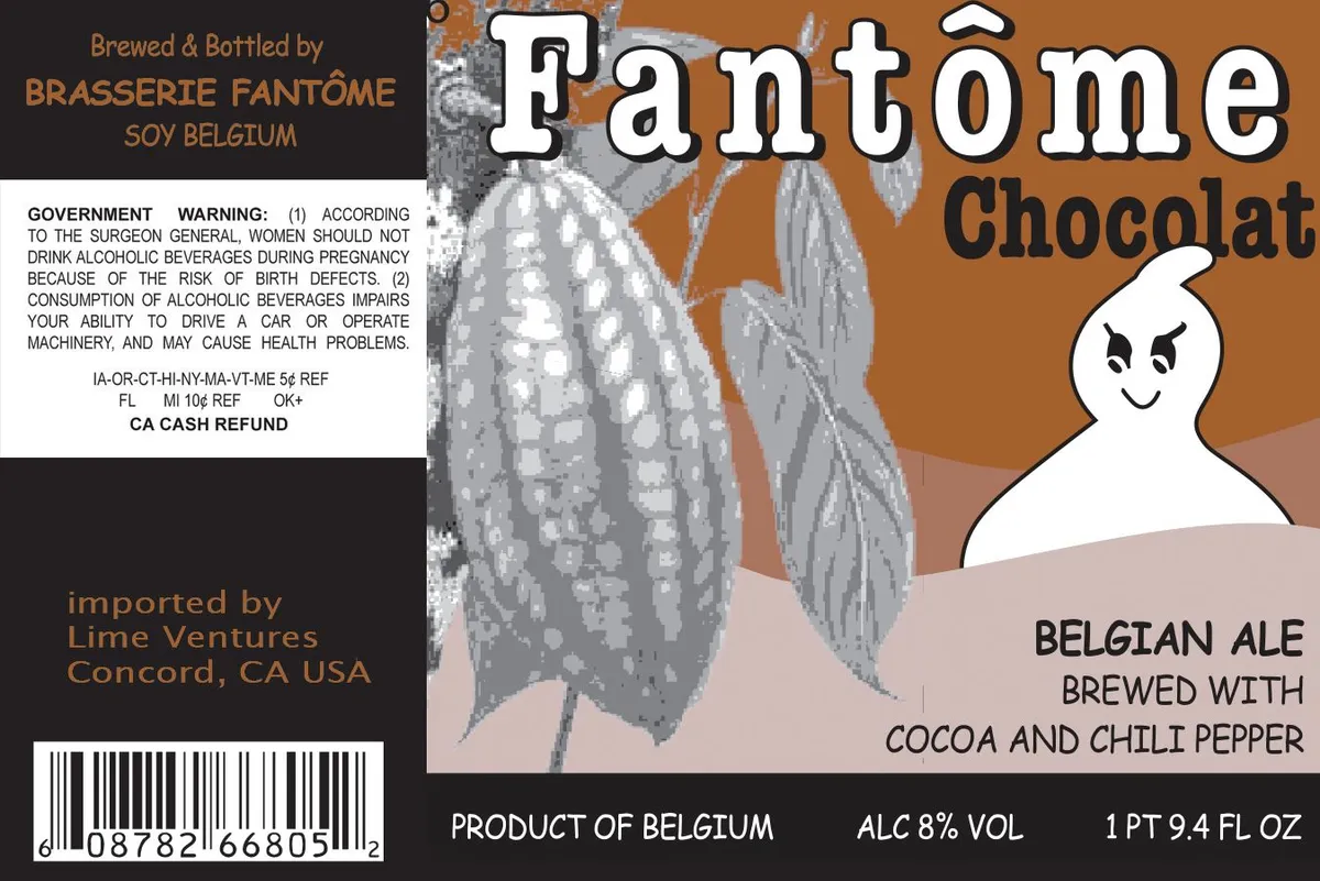 Chocolat — full label as filed with TTB