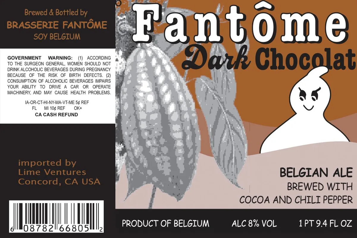 Dark Chocolat — full label as filed with TTB