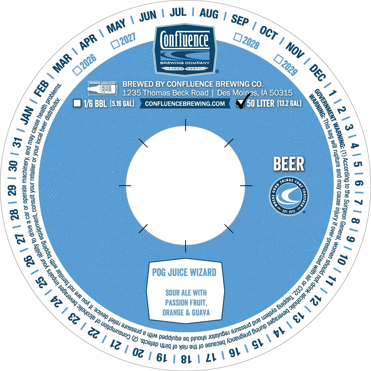 Pog Juice Wizard — full label as filed with TTB