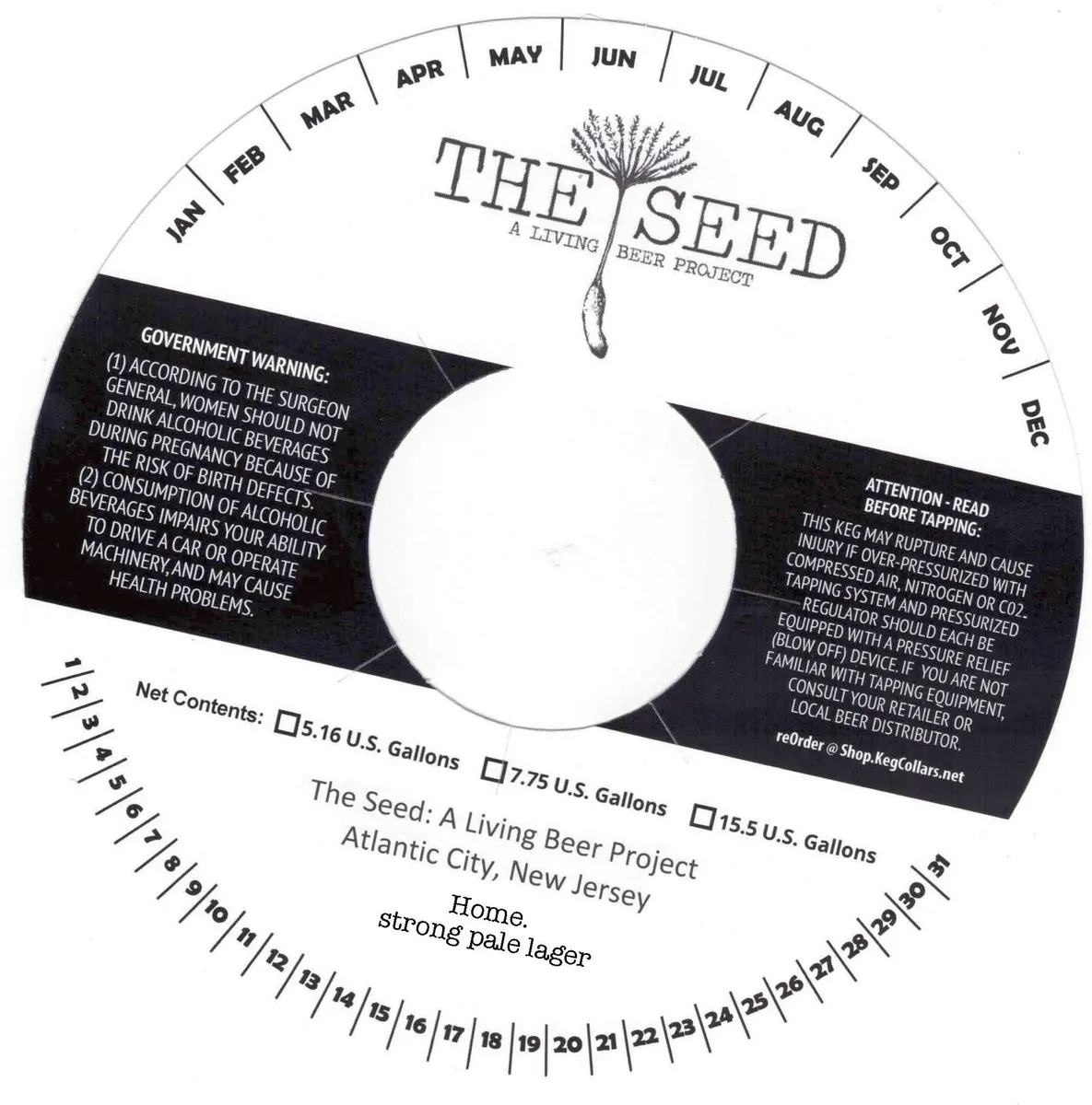 Home. — full label as filed with TTB