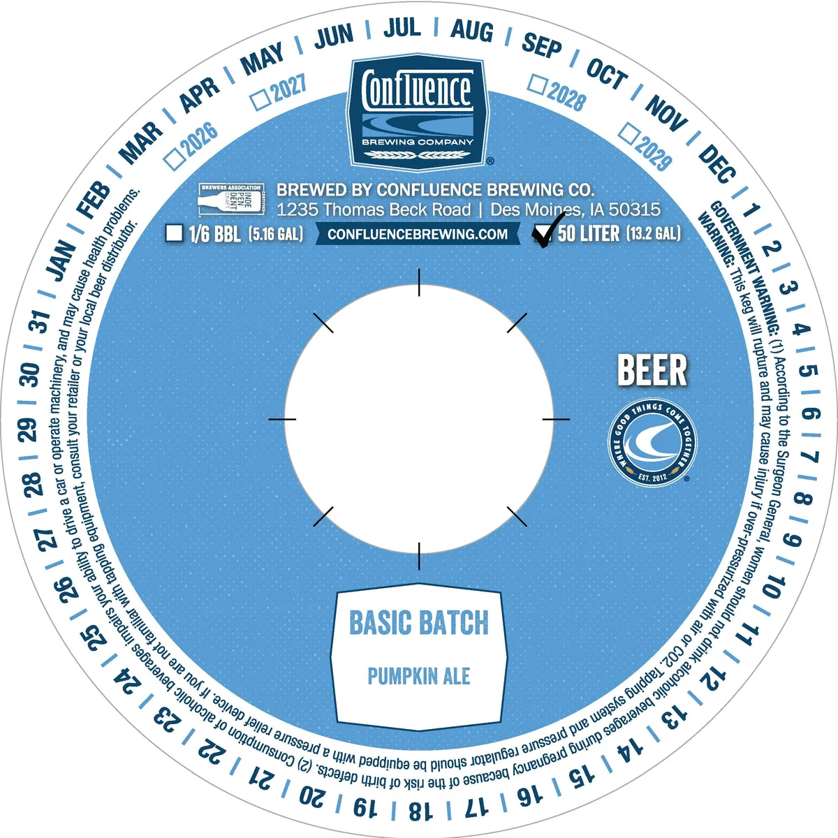 Basic Batch — full label as filed with TTB