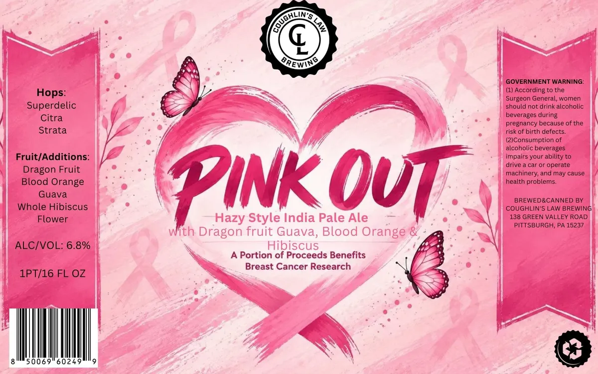 Pink Out label
