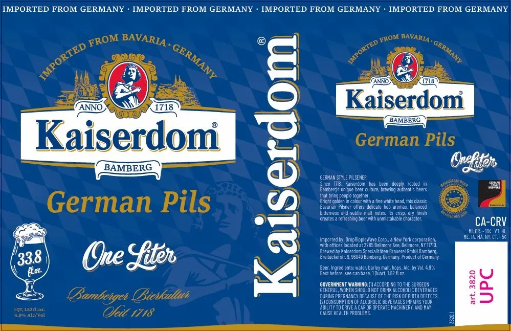 German Pils label