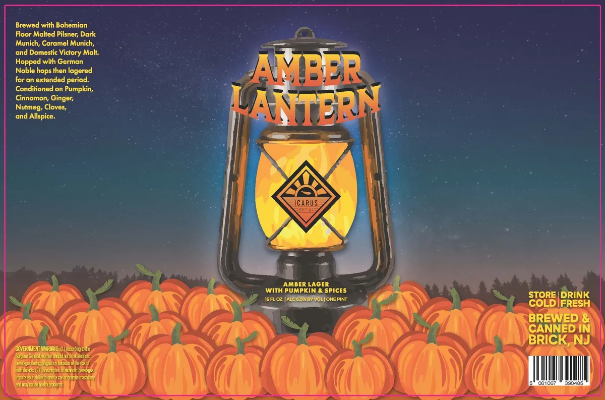 Amber Lantern — full label as filed with TTB