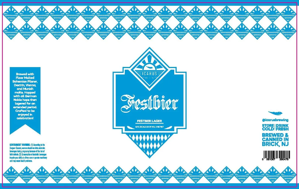 Festbier — full label as filed with TTB