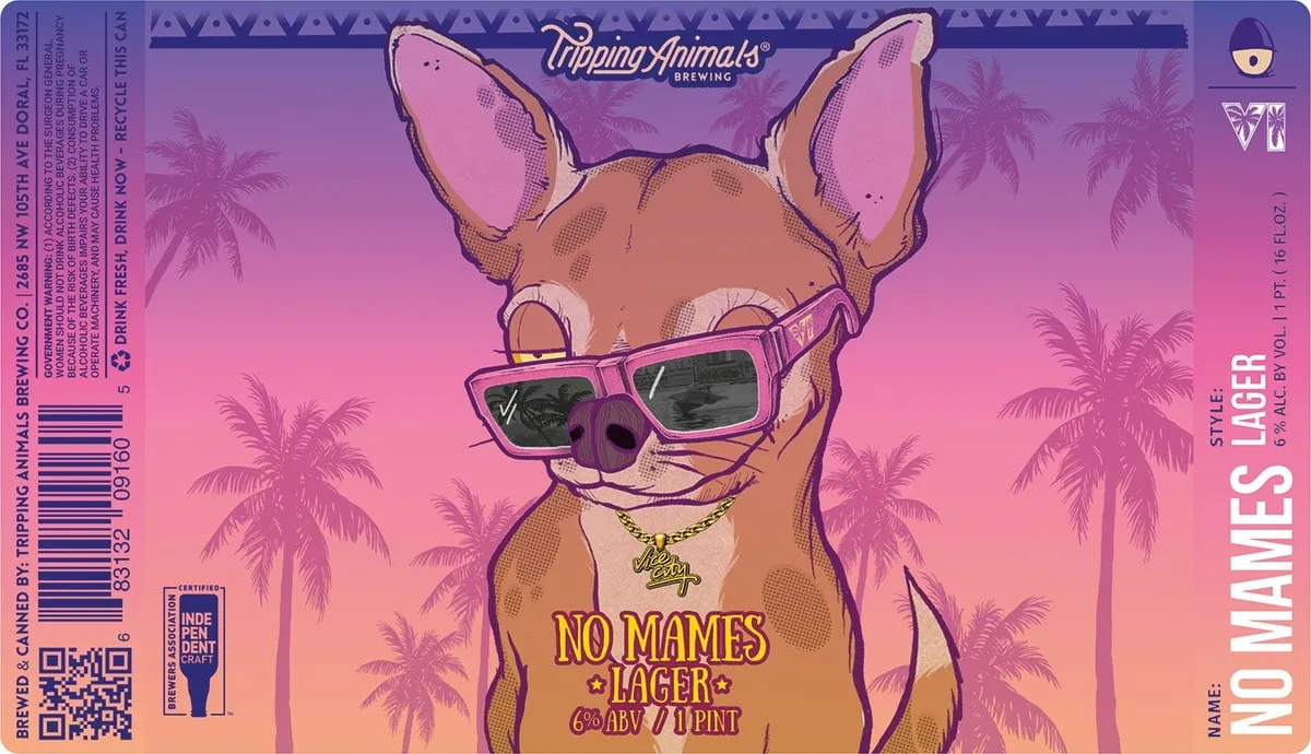 No Mames label