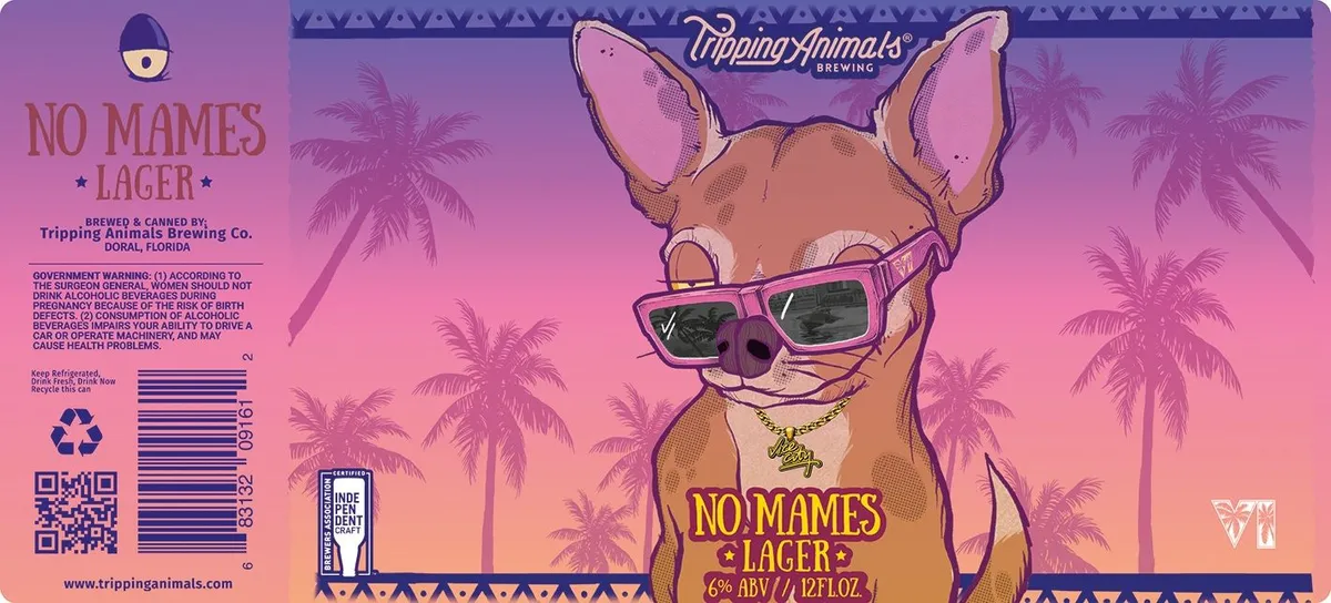 No Mames label