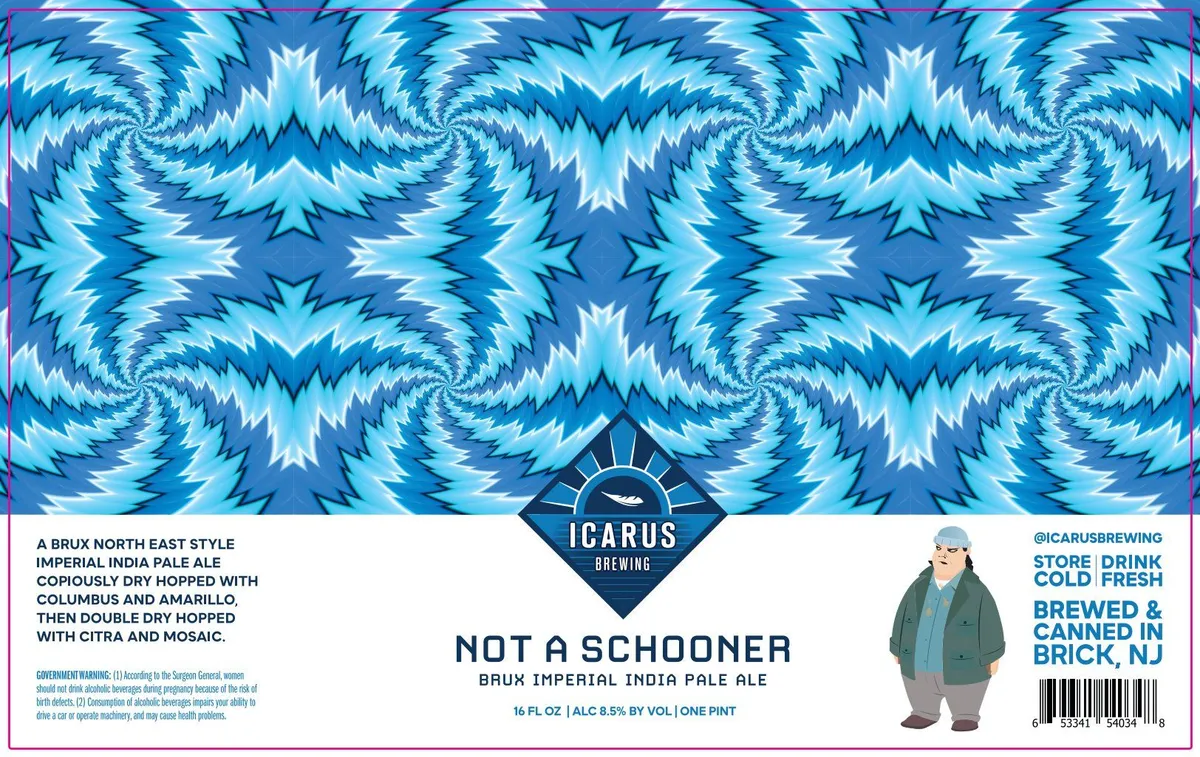 Not A Schooner — full label as filed with TTB
