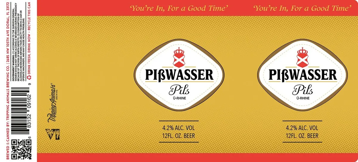 Pißwasser Pils label