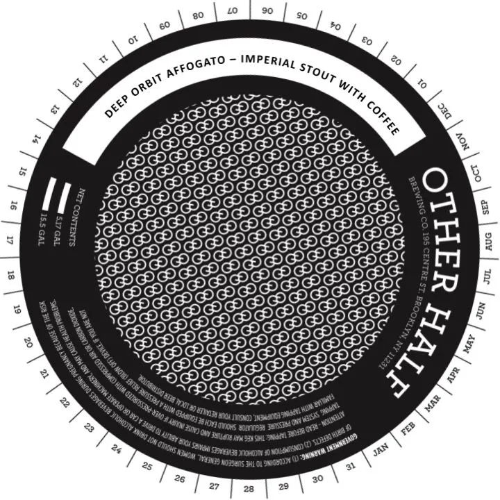 Deep Orbit Affogato — full label as filed with TTB