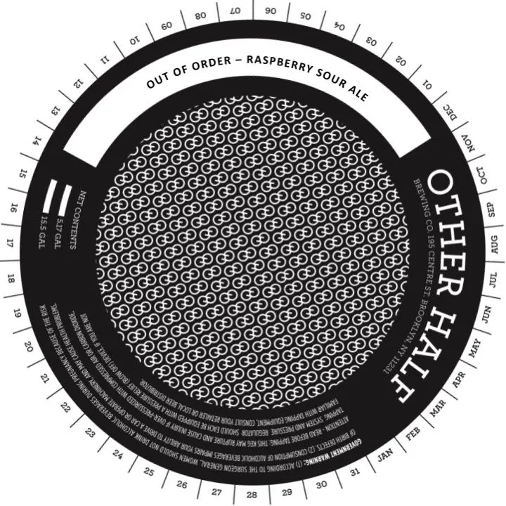 Out of Order: Raspberry — full label as filed with TTB